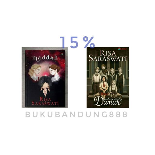 Paket Novel Danur dan Danur 2 [Maddah] Original Karya Risa Saraswati