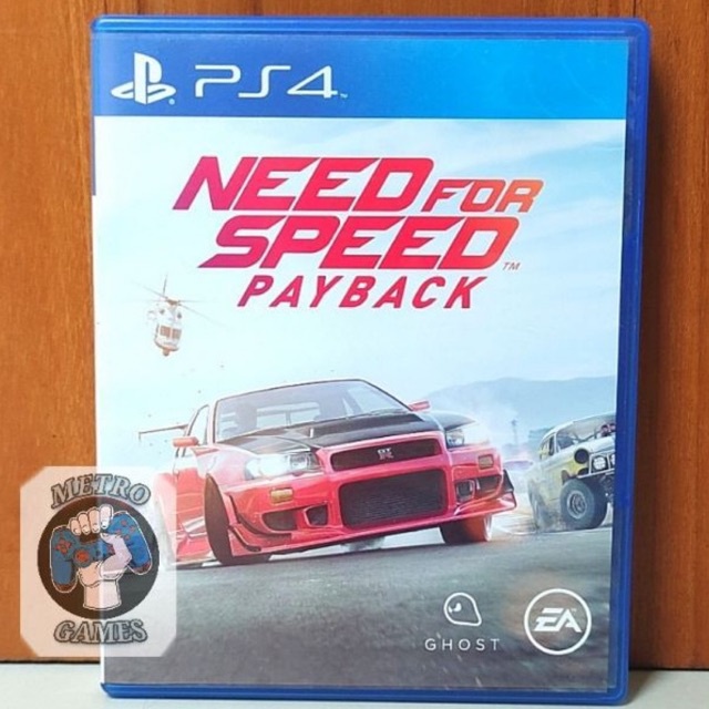 Jual Kaset NFS Payback PS4 Region 3 Asia Need For Speed Pay Back PS4 PS5 Playstation PS 4 5 CD