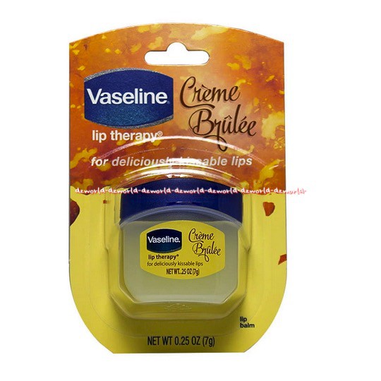 Jual Vaseline Lip Theraphy Creme Brulee Lip Balm 25gr Lipbalm