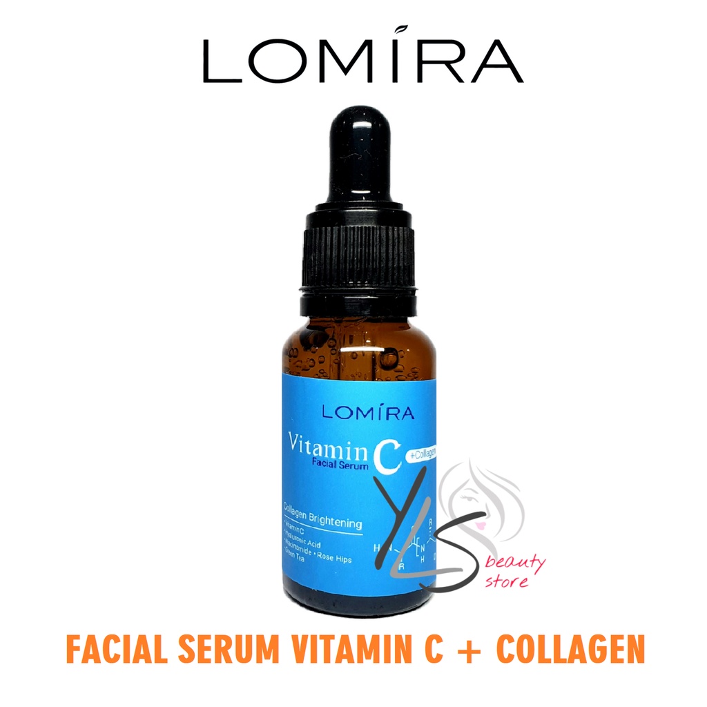 Jual LOMIRA FACIAL SERUM VITAMIN C + COLLAGEN TERDAFTAR BPOM FACIAL