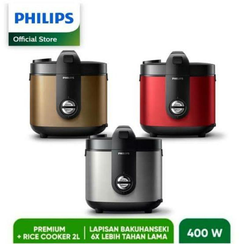 Jual Rice cooker PHILIPS HD 3138 / HD3138 3IN1 2 LTR BAKUHANSEKI