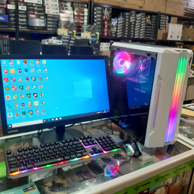Jual Big Sale 1 Set Pc Gaming Render I7 Ram 8Gb Vga 2Gb Monitor Led 19Inc  Siaap Pakai . Indonesia|Shopee Indonesia