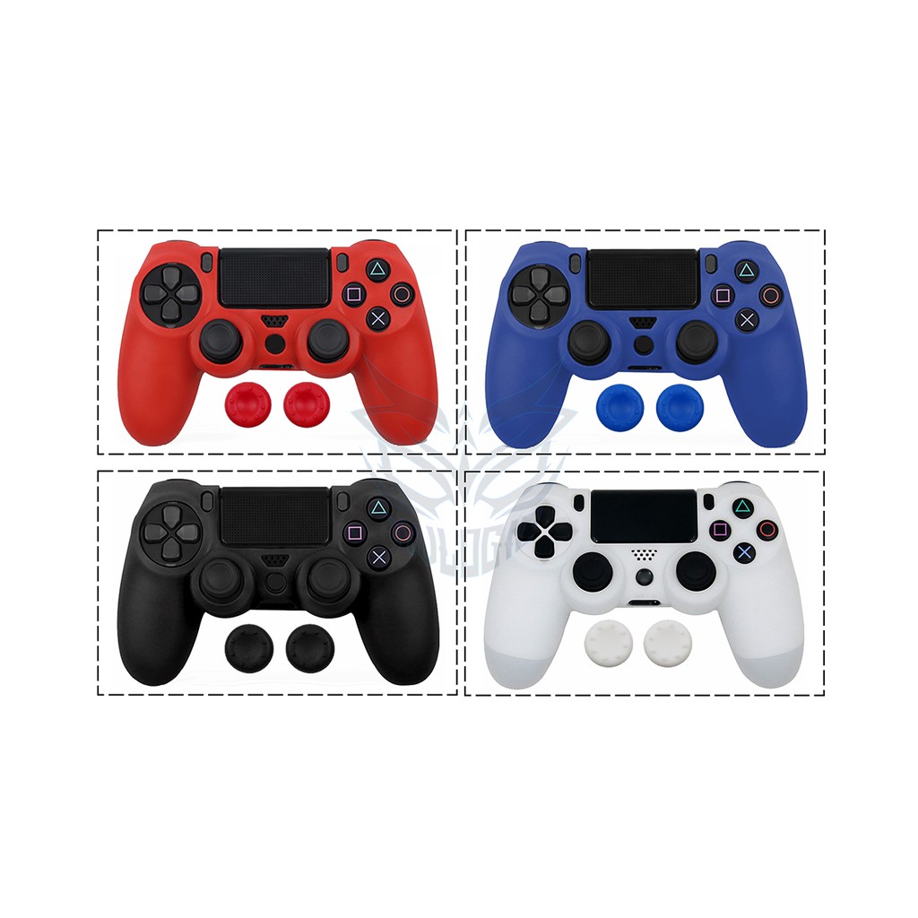 Jual Silicone Controller PS4 DS4 + thumbstick case silikon kondom
