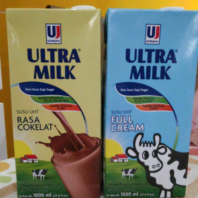 Jual Susu Ultra Milk Full Cream/Coklat 1000Ml | Shopee Indonesia