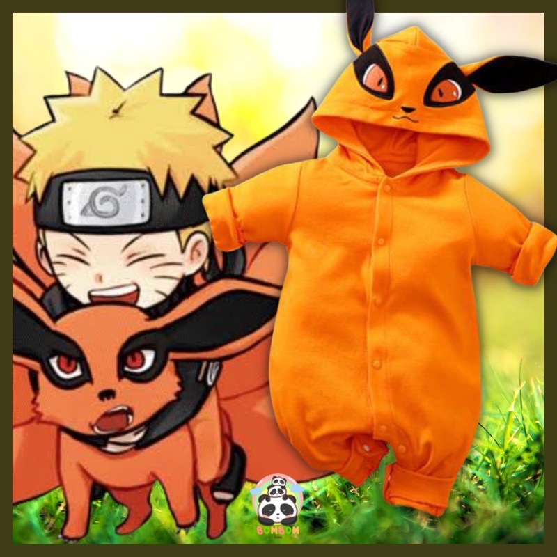 Beli Produk BAJU BAYI ANIME JUMPER HOODIE NARUTO KURAMA