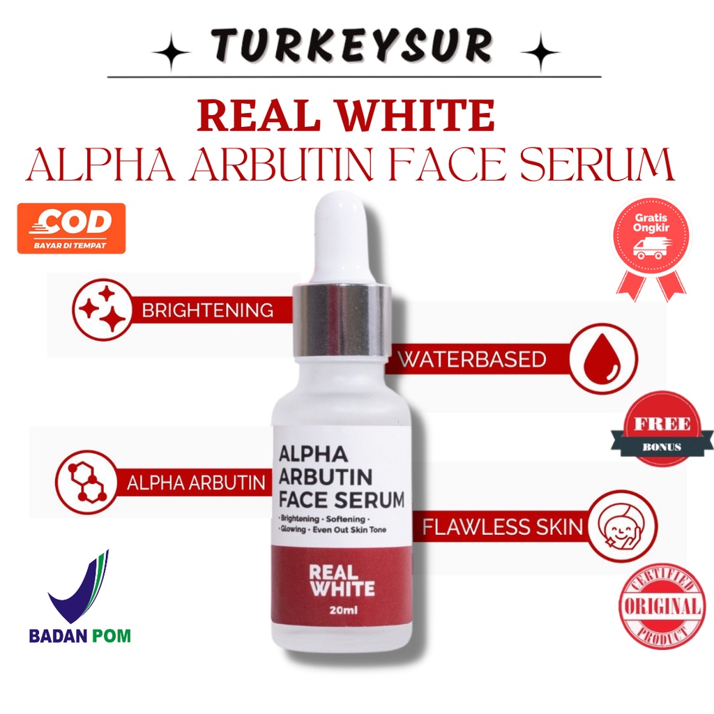 Jual Real White Alpha Arbutin Serum Alpha Arbutin Original Full Size