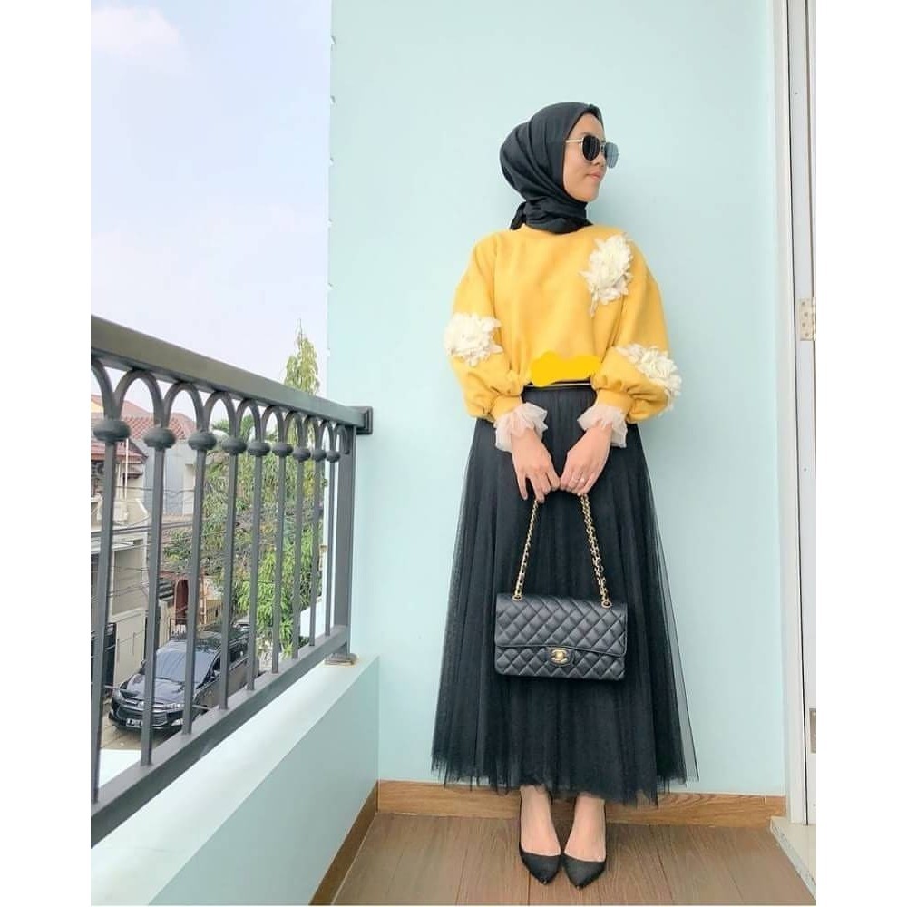 35+ Ide Ootd Rok Tutu Hijab Kondangan Keep Me Blog's