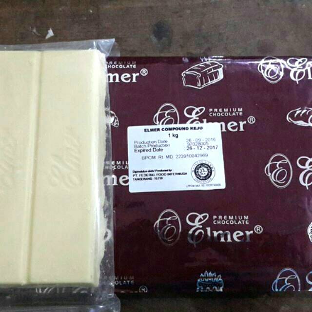 Jual Elmer Compound Cheese / Coklat Blok Keju Repack 330Gr | Shopee Indonesia