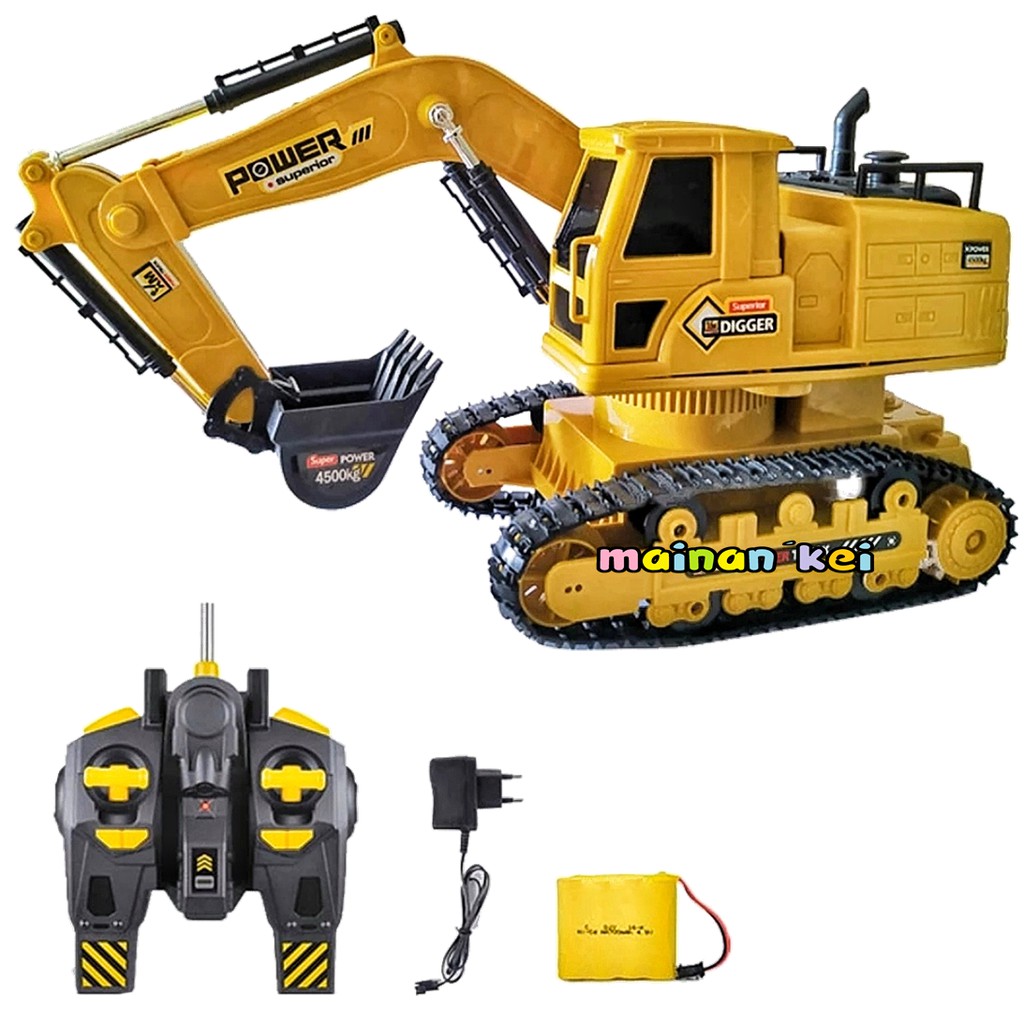 Jual Mainan Anak Laki Laki Rc Excavator Besar Rc Truck Excavator Mobil Alat Berat | Shopee Indonesia