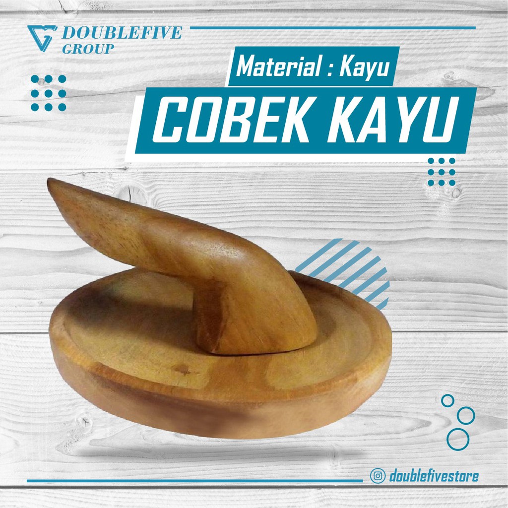 Ulekan dan Cobek Kayu Perlengkapan Dapur Shopee Indonesia