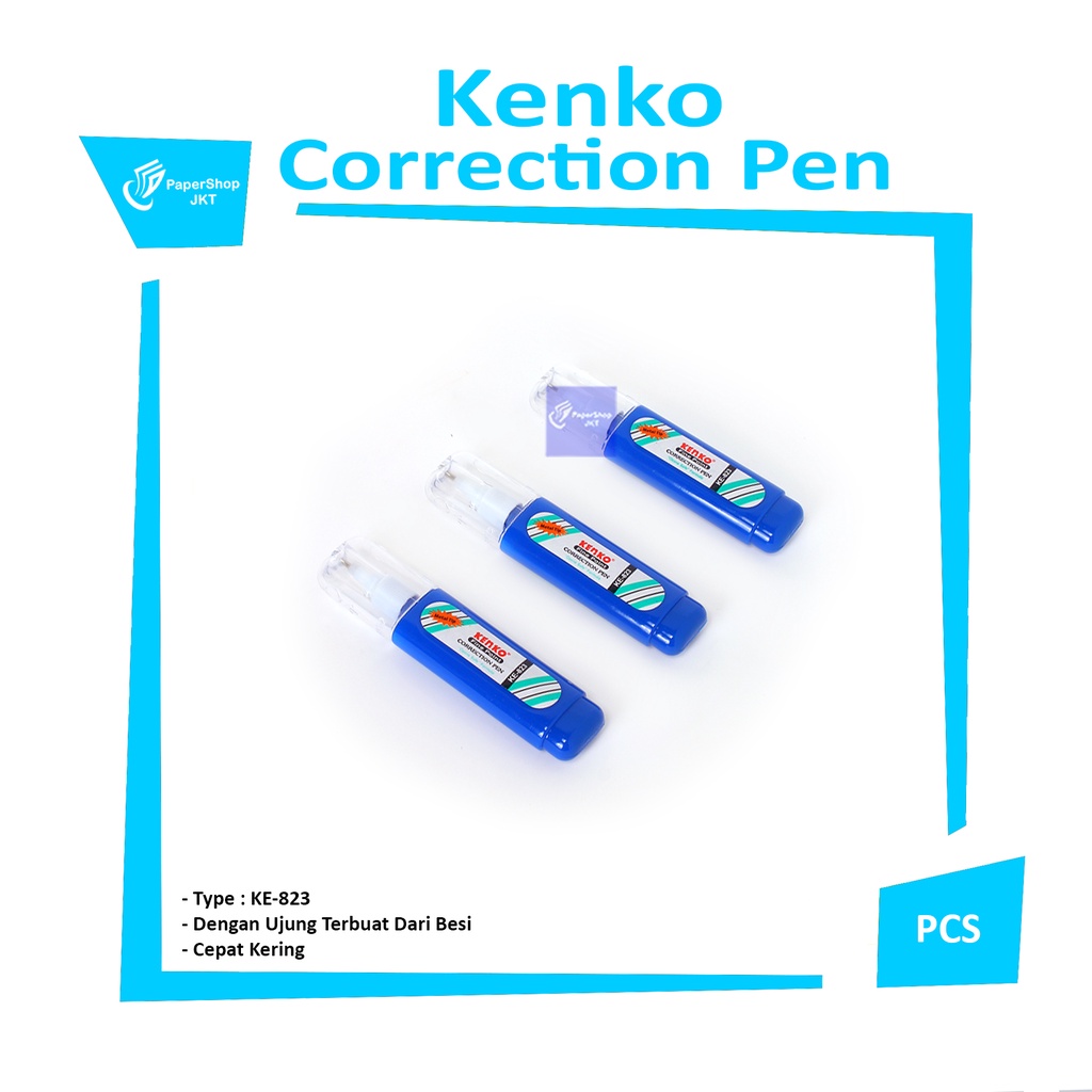 Jual KENKO KE823 Tip Ex Cair Correction Pen Pcs
