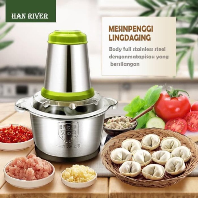 Jual Electric Meat Grinder Han River Mesin Penggiling Daging 2.5 L 2