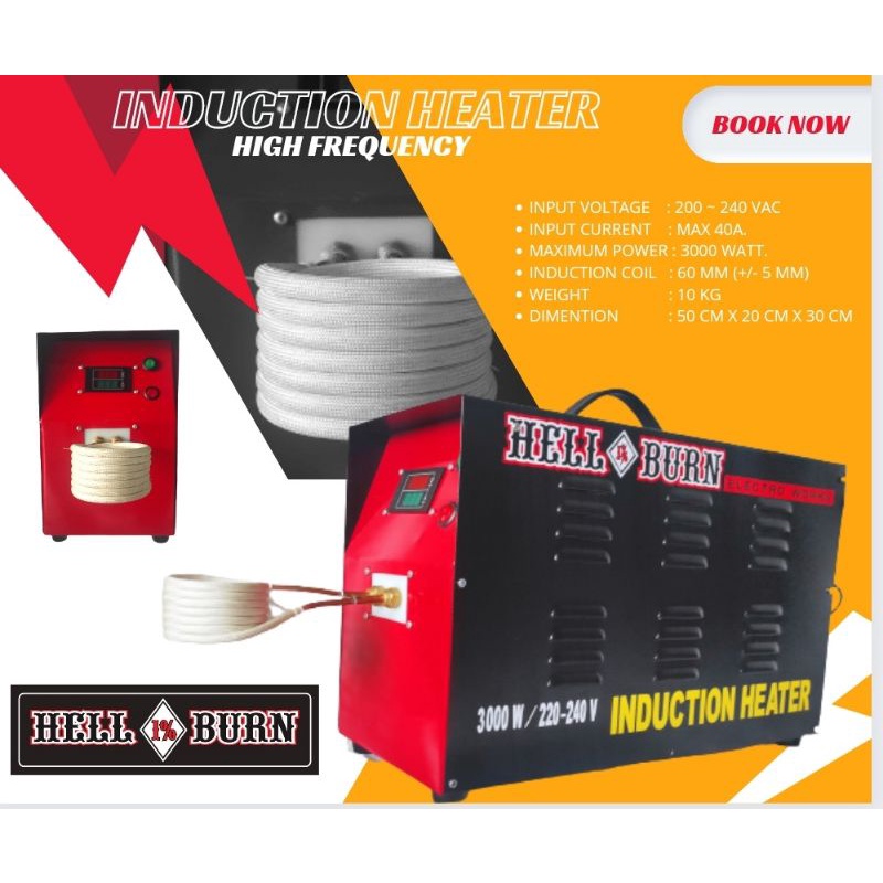 Jual ZVS Induction Heater Mesin Pelebur Emas Stainless Baja Tungku