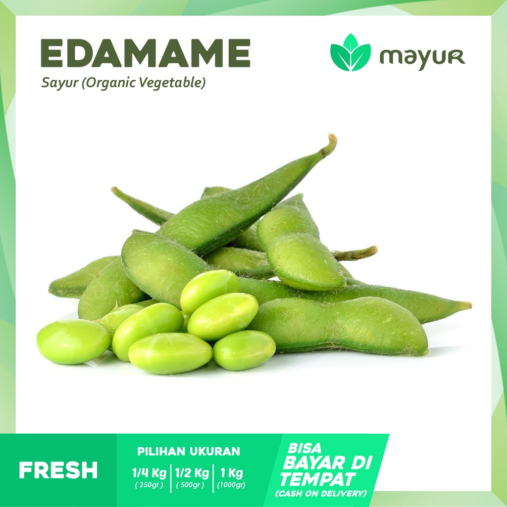 Jual Kacang Edamame Segar ( 250gr 1/2kg 1kg )