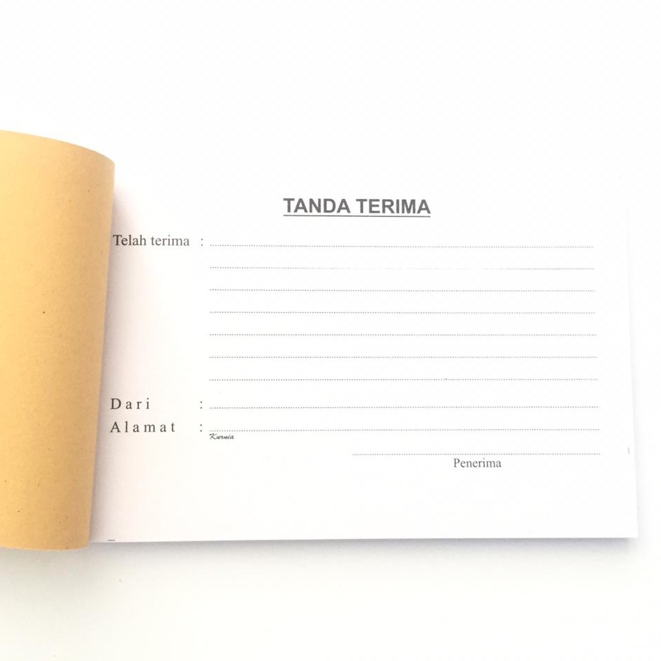 Buku Tanda Terima Barang 2 Ply Merk Kurnia Shopee Indonesia