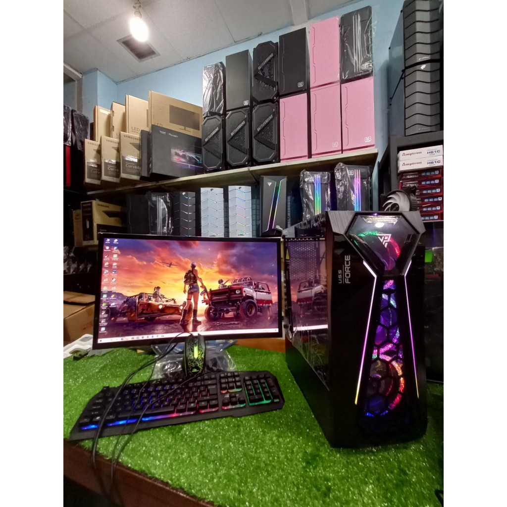 Pc gaming core i5 3470 fullset gaming dan editing new Shopee Indonesia
