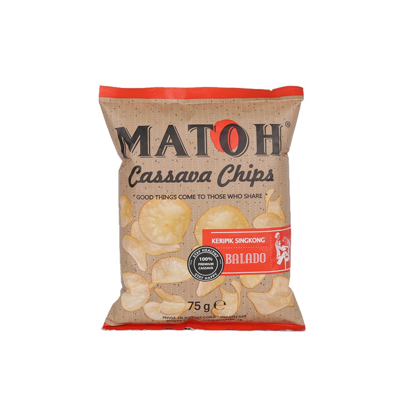 Keripik Matoh Rasa Balado 75gr Cemilan Singkong Shopee Indonesia