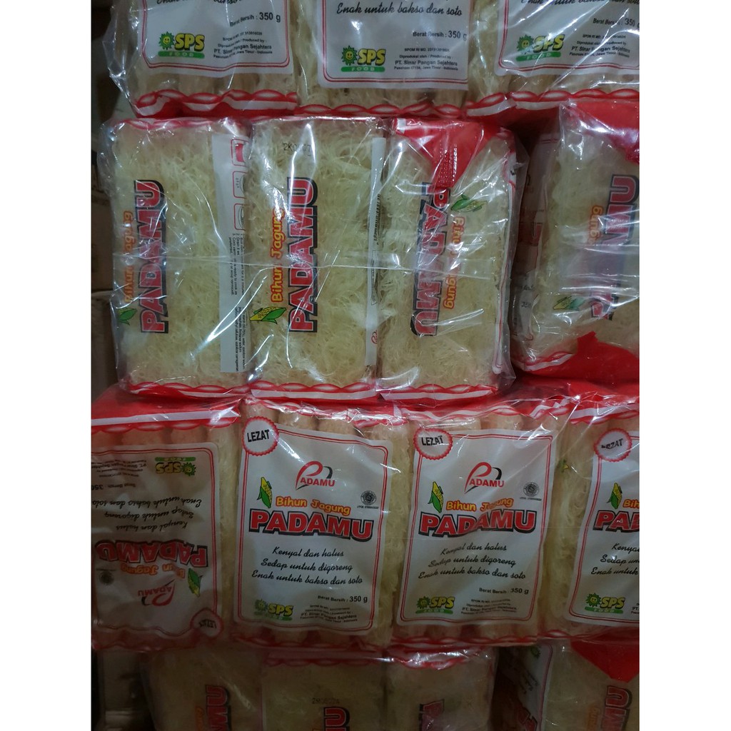Bihun Jagung Padamu 350gr Merah Shopee Indonesia