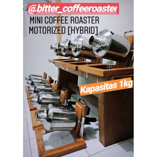 Alat sangrai kopi mesin roasting kopi motorized Hybrid kapasitas 1kg Shopee Indonesia