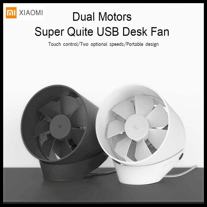 Xiaomi Mijia Vh Kipas Angin Usb Double Leaf Blade Silent Fan - Black -  Putih Harga Diskon | Shopee Indonesia