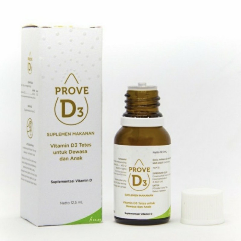 PROVE D3 400 IU DROP suplemen vitamin d untuk anak dan dewasa Shopee