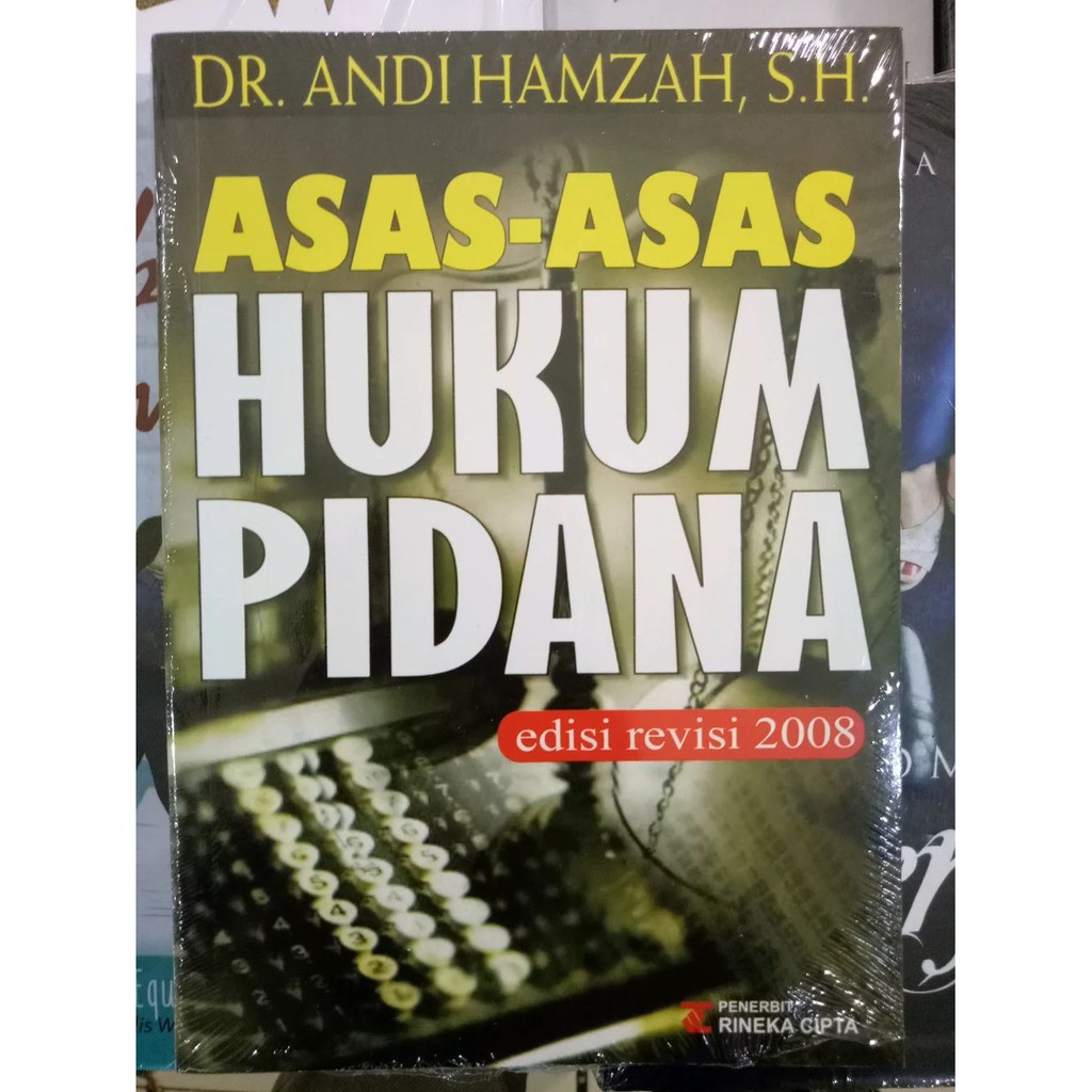Buku AsasAsas Hukum Pidana Shopee Indonesia