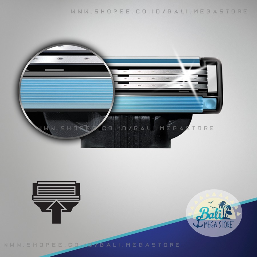 Jual Oem 4Pcs Mata Pisau Cukur Gillette Mach3 Turbo Compatible Refill Blade Silet Cukuran Kumis Jenggot | Shopee Indonesia