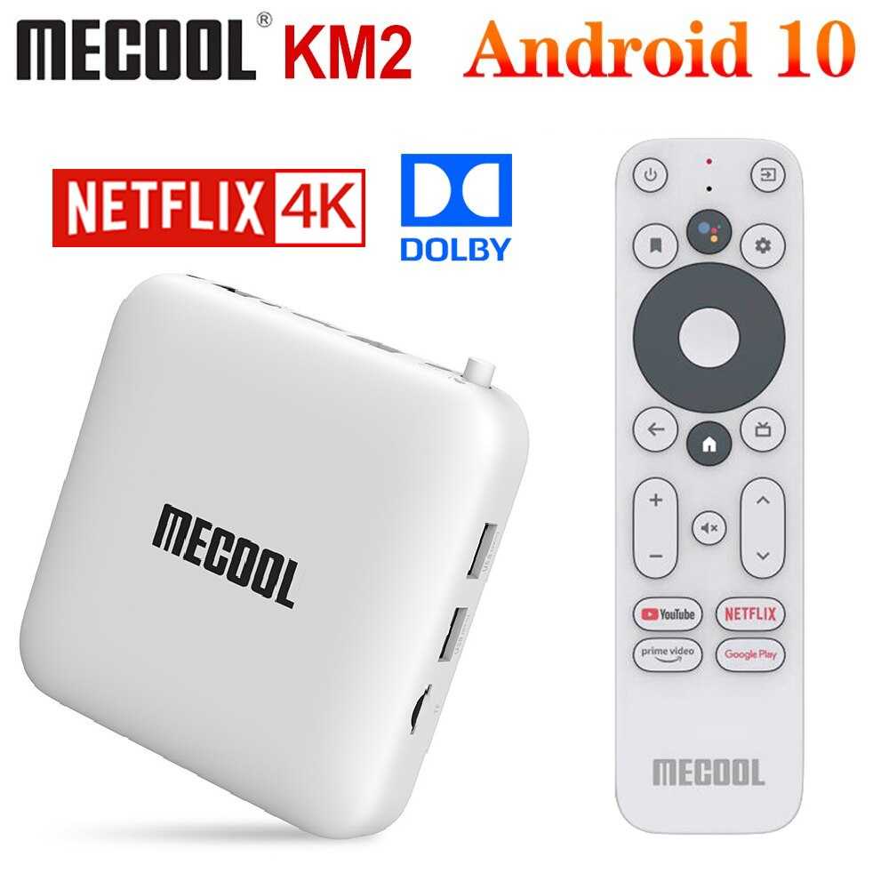 Jual MECOOL Smart TV Box STB Android 10 4K HDR 2/8GB KM2 Shopee