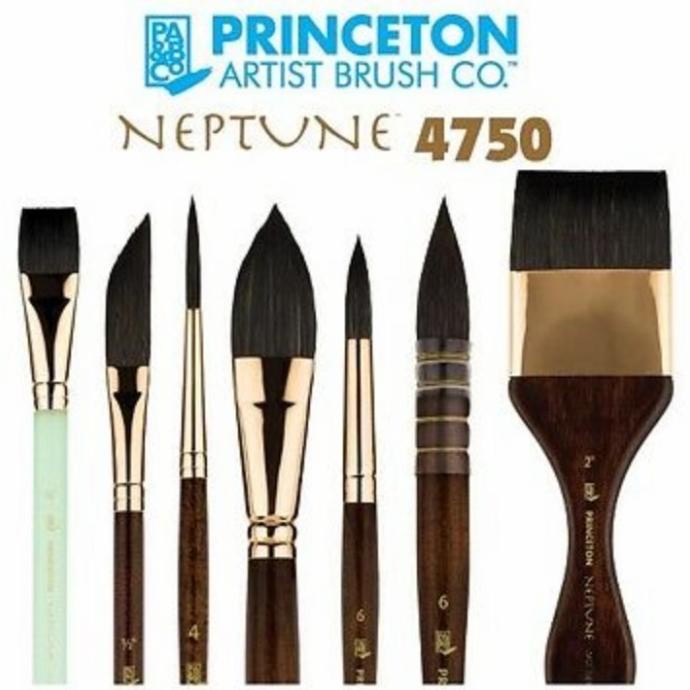 Jual Princeton Neptune Watercolor Brush Dagger 1/4 ,3/8 ,1/2 Kuas