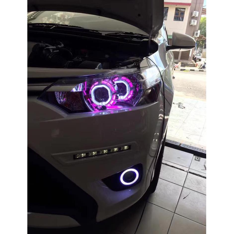 PROJECTOR HID VAHID PROJIE VAHID ANGEL EYE LED BISA STROBO LAMPU MOBIL  PROJECTOR (KODE 1611) | Shopee Indonesia