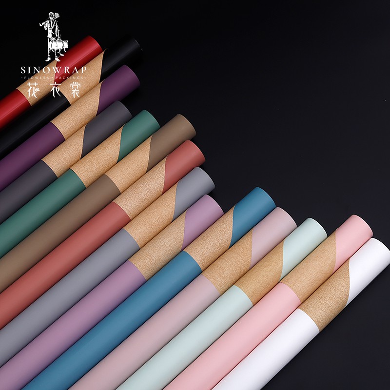 BICOLOR VINTAGE CELLOPHANE (PACK; 60 x 60cm) Kertas Bunga Wrapping