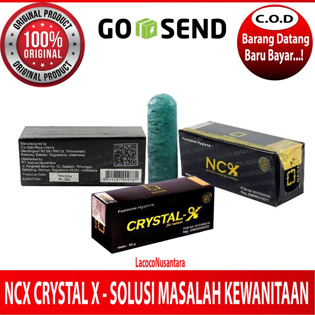 CRYSTAL X NCX OBAT KEPUTIHAN MERAPATKAN MISS V