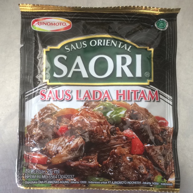Saori saus lada hitam 26 ml Shopee Indonesia