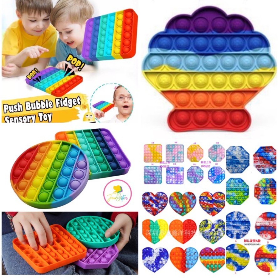 Jual Mainan Anak Pop It Fidget Hand Spinner Bentuk Bulat Untuk Menghilangkan Stress | Shopee Indonesia