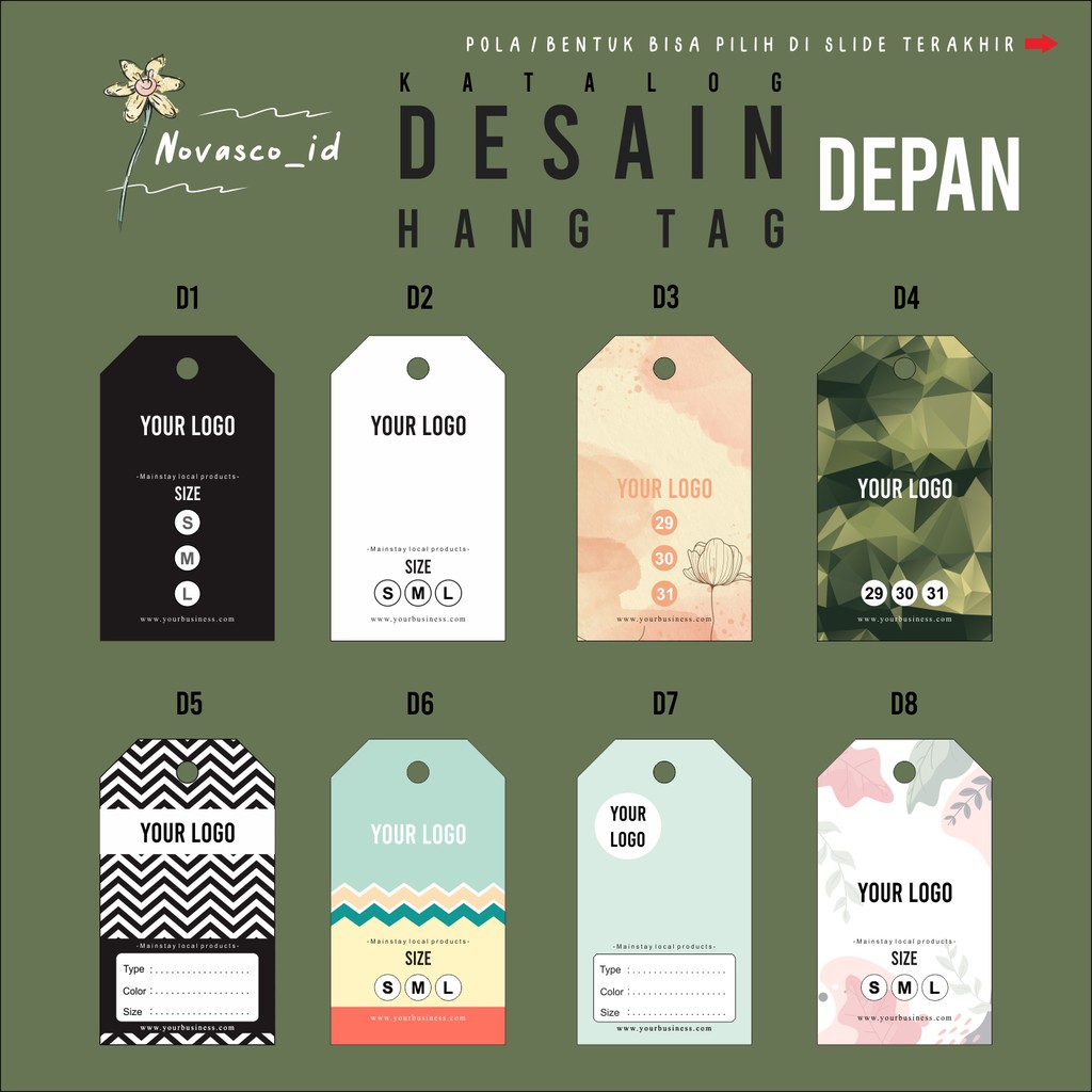 Jual HANG TAG BAJU / LABEL BAJU Indonesia