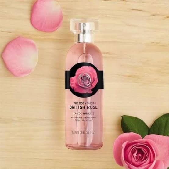 The Body Shop BRITISH ROSE Eau De Toilette 100ml Parfum EDT Shopee