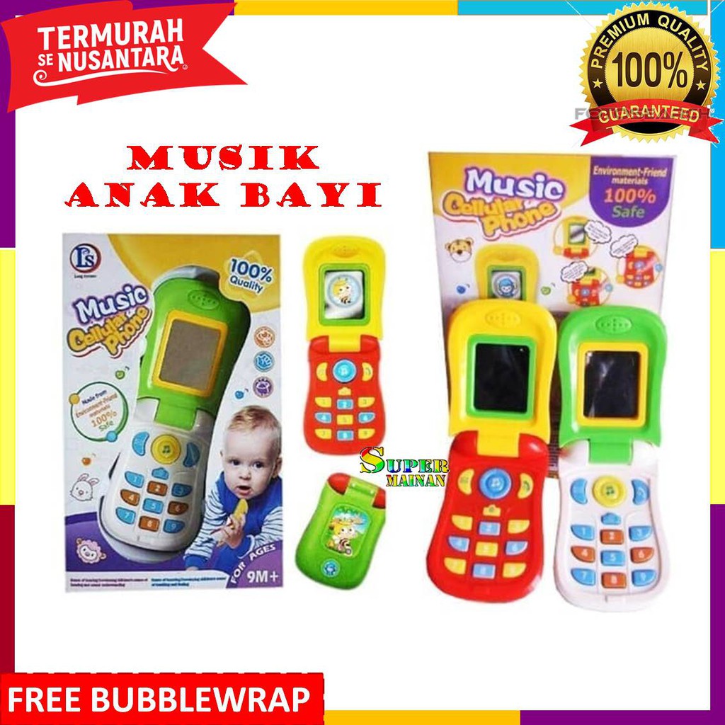 Jual Mainan Musik Bayi 6 7 8 9 Bulan Mainan Anak Umur 1 2 3 4 Tahun Mainan Telepon Anak Mainan Hp Anak | Shopee Indonesia