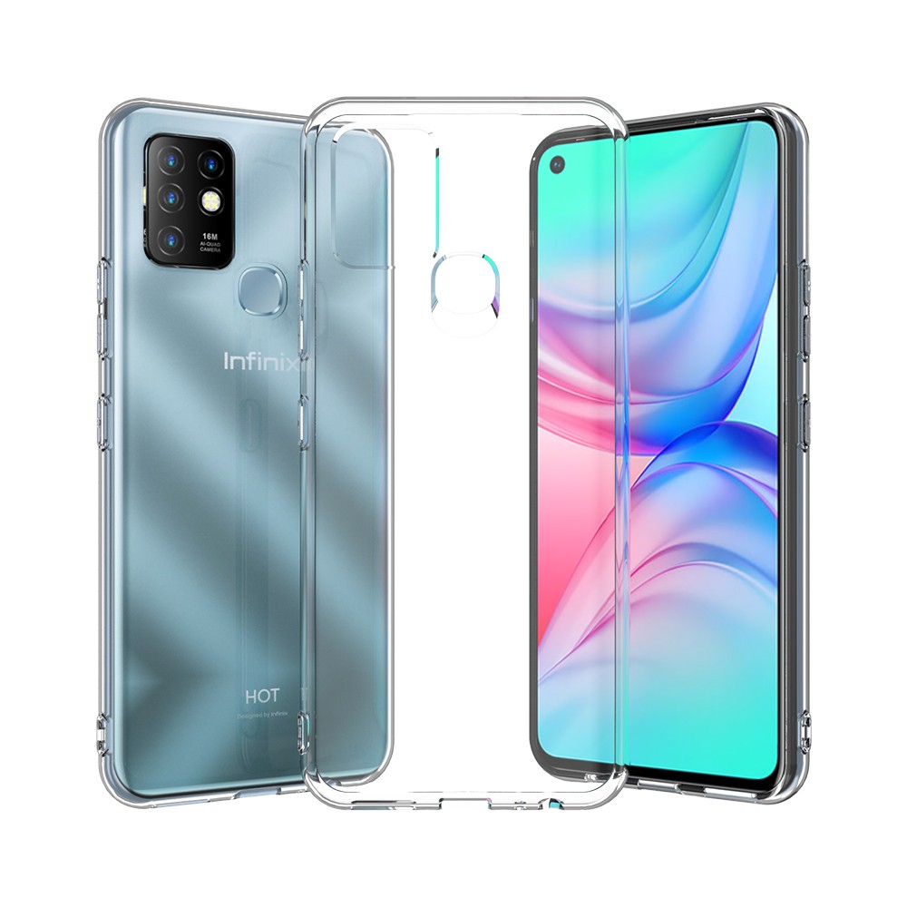 Infinix Hot 8 Hot 9 Play Hot 10 Case Softcase CLEAR HD Case Casing