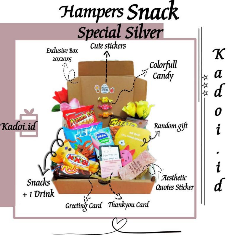 [kadoi.id] Snack Box Murah/Hampers Snack Murah/Hampers Box