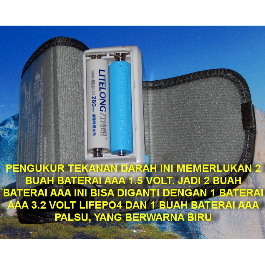Baterai Isi Ulang AAA 3.2 Volt LiFePO4 280 MaH. Baterai Pengganti 2 Baterai  AAA 1.5 | Shopee Indonesia