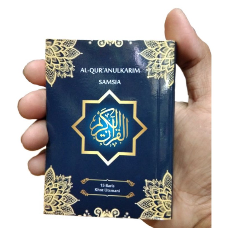 Al Quran Saku Samsia 15 Baris Khot Utsmani A7 Kecil