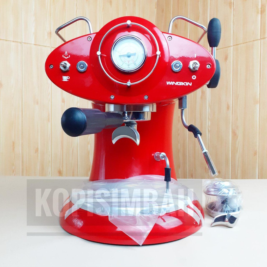 Mesin WINGKIN Retro 210 Espresso Coffee Maker Machine Alat Pembuat Kopi Espreso Klasik Shopee