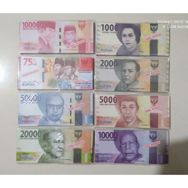 Jual Mainan Anak / Uang Mainan / Uang Kertas Mainan | Shopee Indonesia