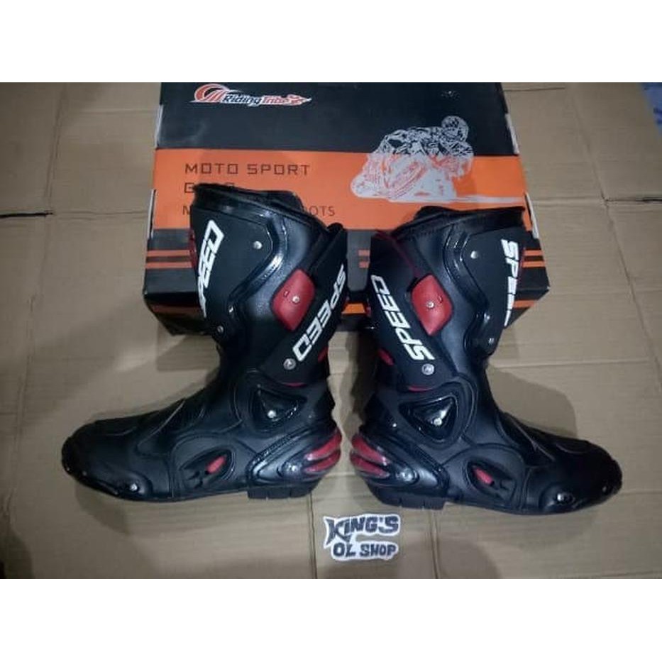 Jual Sepatu Balap Road Race Speed B1001 Sepatu Touring Sepatu Boots Pe | Shopee Indonesia