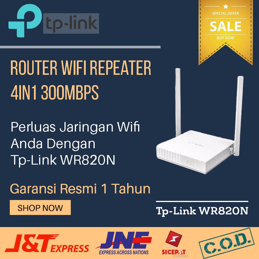 Router Multi Fungsi Tp Link WR820N | Range Extender | Penguat Sinyal Wifi |  Tembak Wifi Repeater | Shopee Indonesia