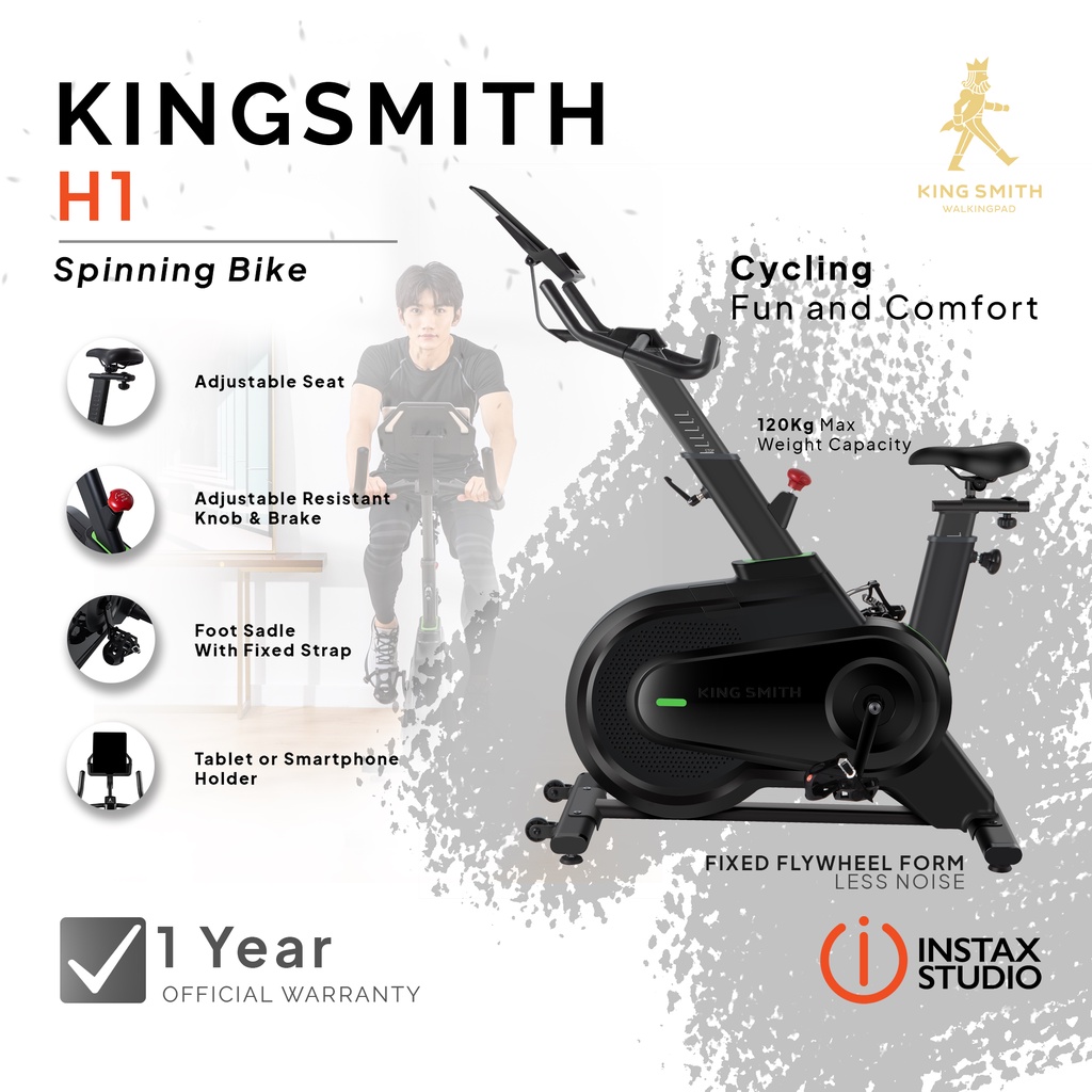Xiaomi Kingsmith Spinning Bike H1 Sepeda Statis Fitness Gym Shopee
