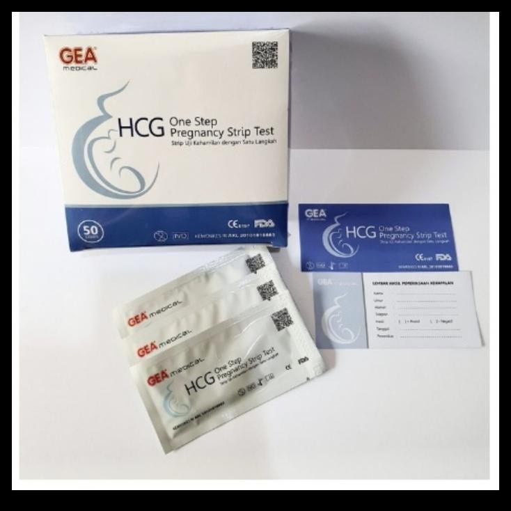 Jual Alat Tes Kehamilan / Test pack / HCG Pregnancy Strip Test GEA