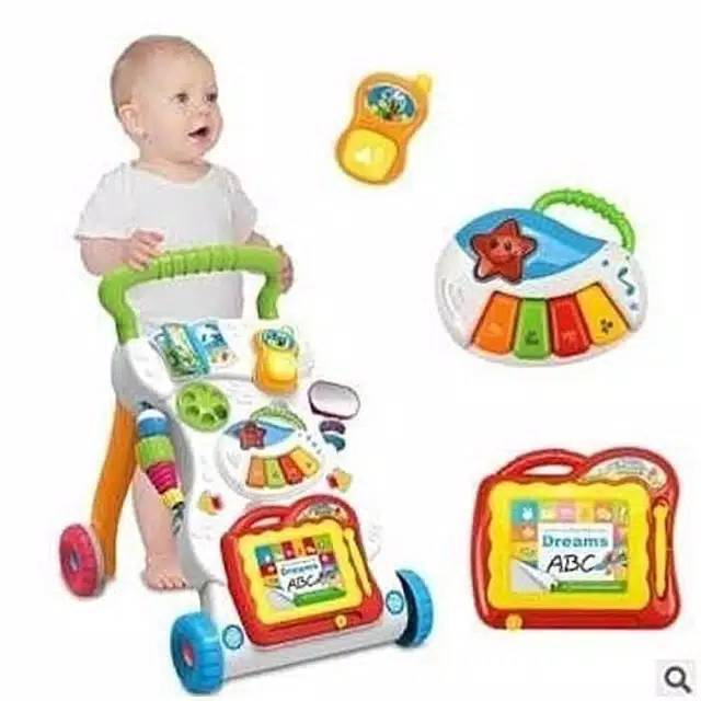 Jual Baby Push Walker Mainan Dorong Alat Bantu Belajar Jalan Berjalan Bayi Balita Kado Hadiah Lahiran Ori | Shopee Indonesia