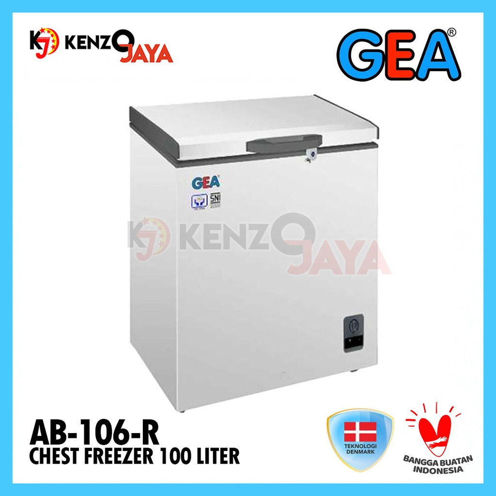 Jual Chest Freezer GEA 100 Liter AB106R Shopee Indonesia