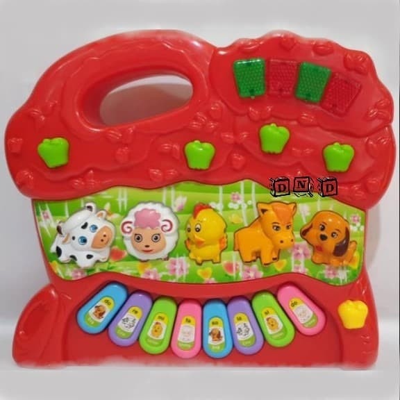 Jual Mainan Anak Animal Farm Piano Suara Hewan Musik Peternakan Baby Toys | Shopee Indonesia